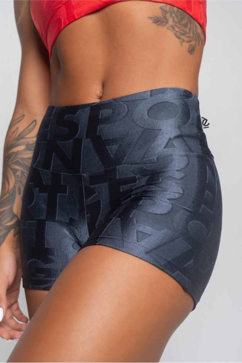 SHORT GRAFITE COM TEXTURA STYLE