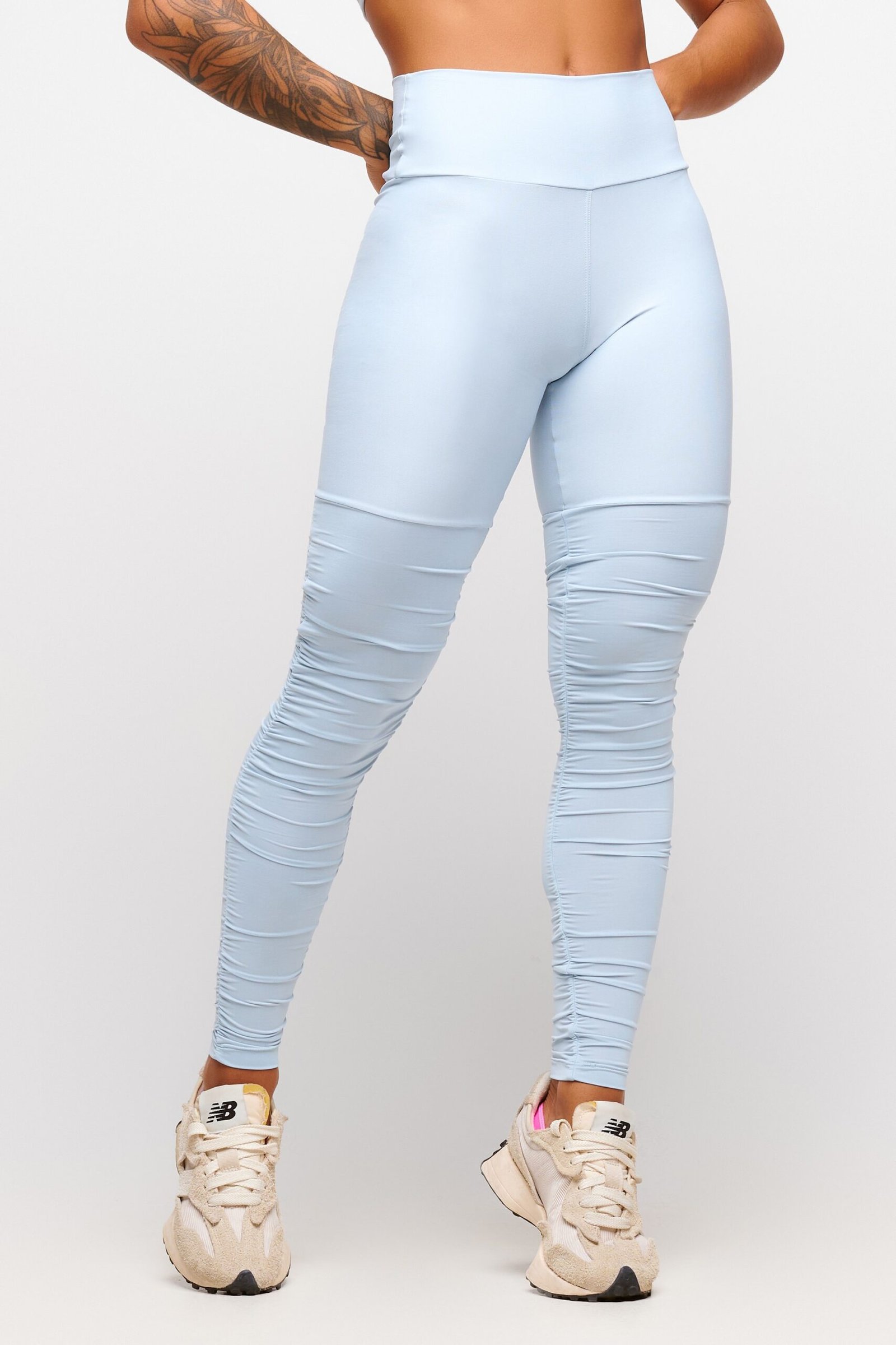 CALÇA LEGGING AZUL FRANZIDA SOFT LIGHT PLIÉ - Imagem 3