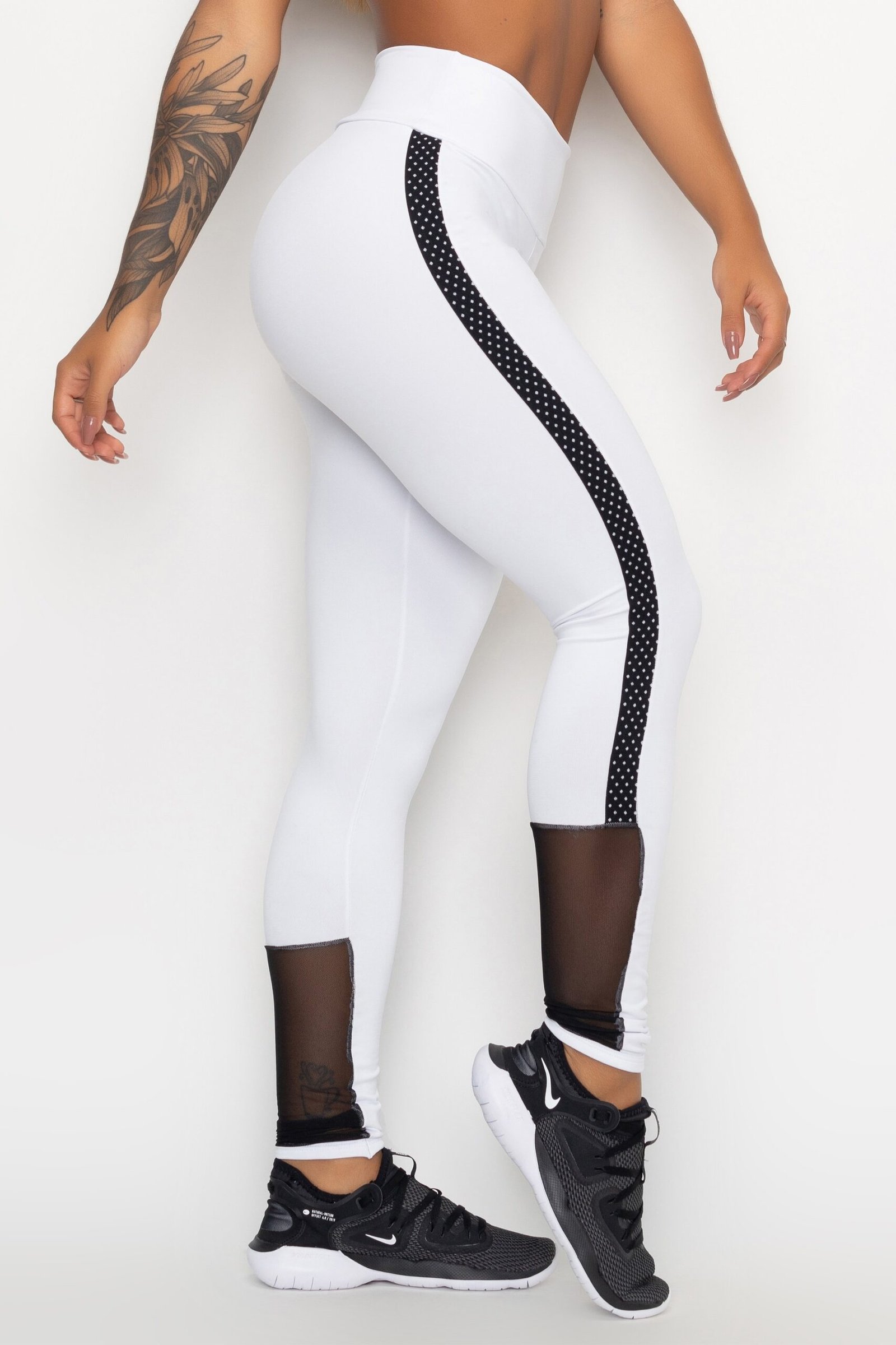 CALÇA LEGGING POÁ BRANCA - Imagem 4