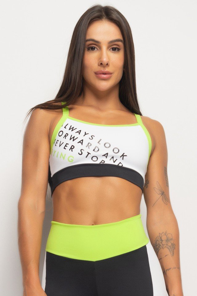 TOP BRANCO NEVER STOP TRYING - Imagem 2